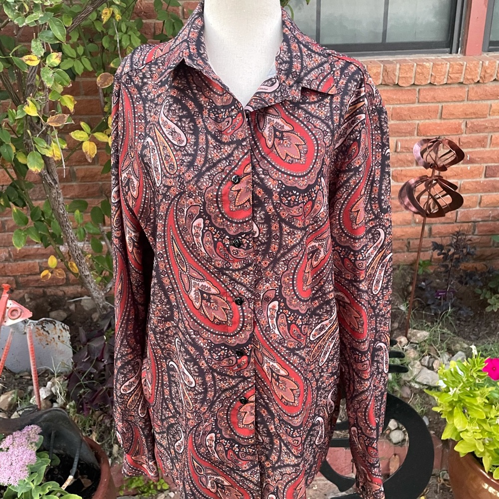 “Orvieto” Vintage Size Large  Blouse